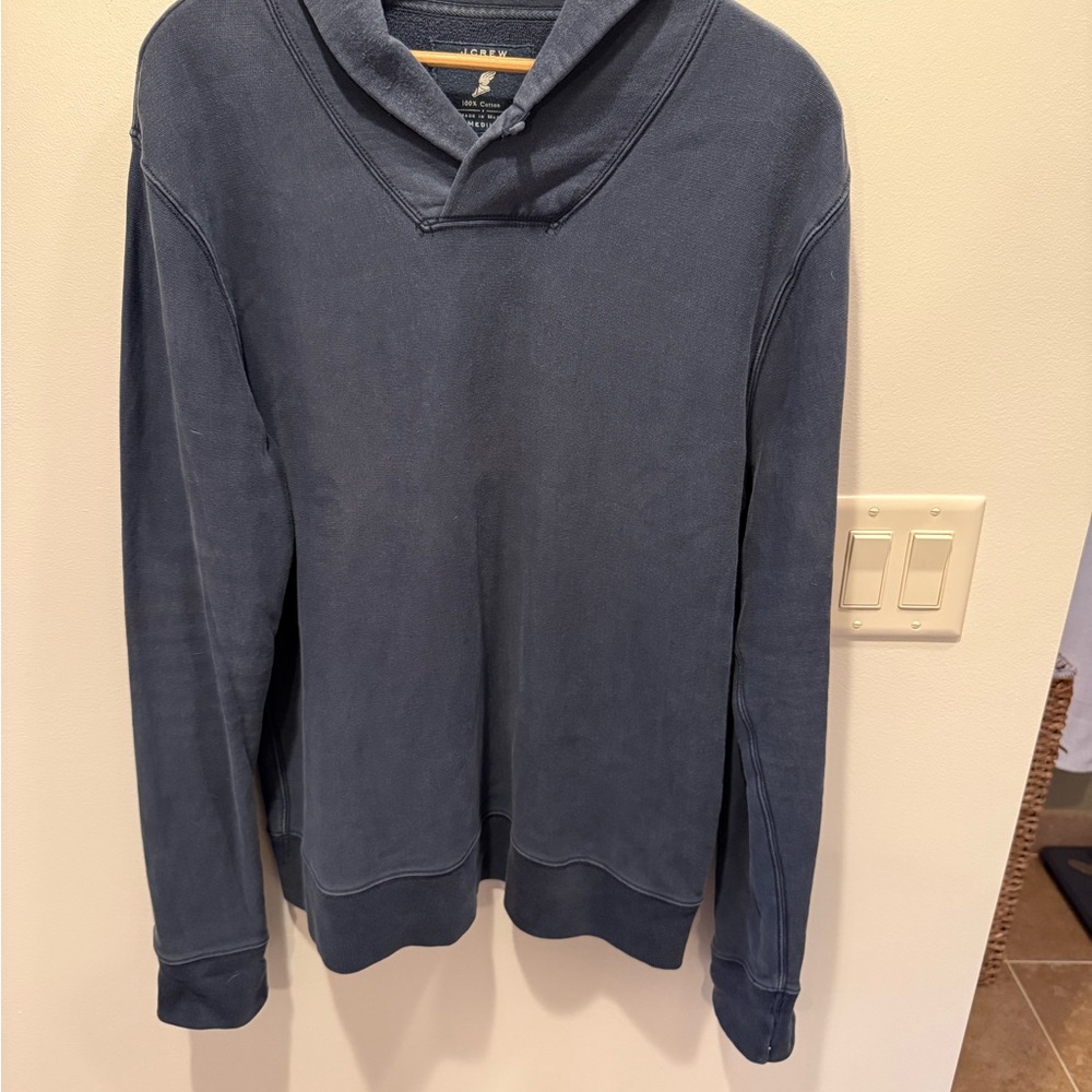 J. Crew Faded Shawl Collar Sweatshirt
